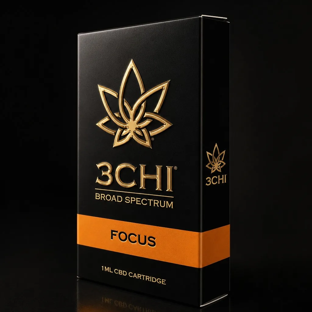 3CHI CBD Focused Blend Vape Cartridge - Focus