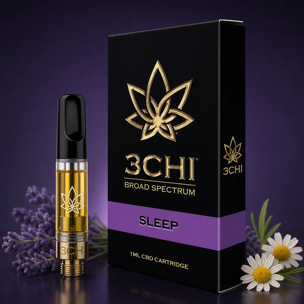 3CHI CBD Focused Blend Vape Cartridge - Sleep