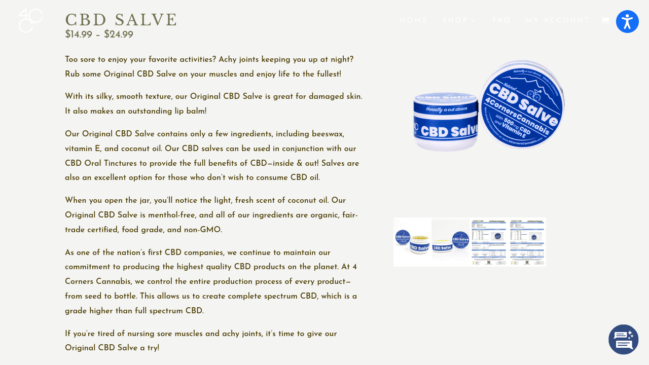 Original CBD Salve thumbnail