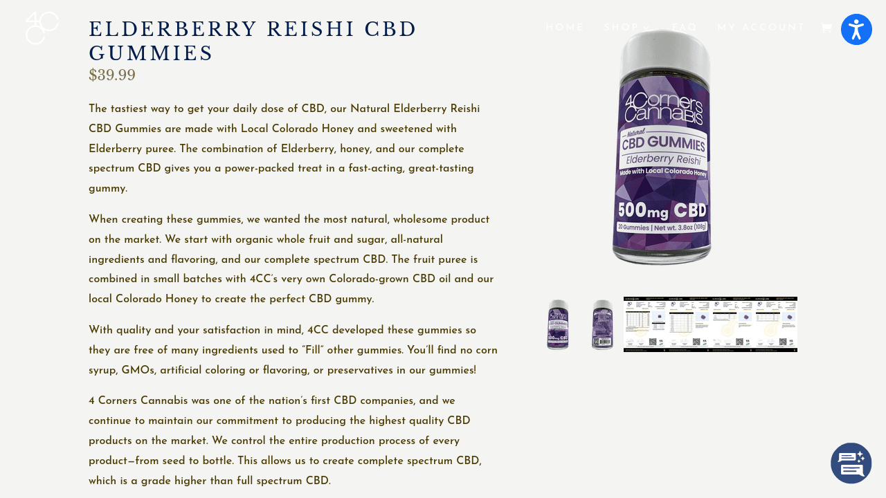 Elderberry Reishi CBD Gummies thumbnail