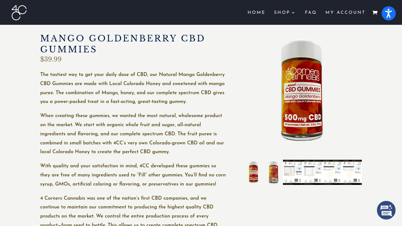 Mango Goldenberry CBD Gummies thumbnail