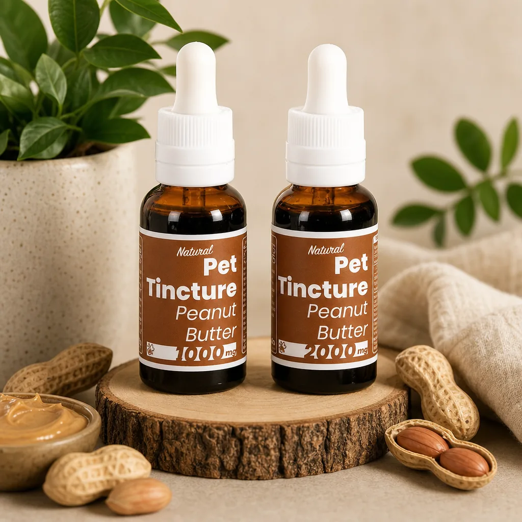 4 Corners Cannabis Peanut Butter CBD Tincture for Dogs