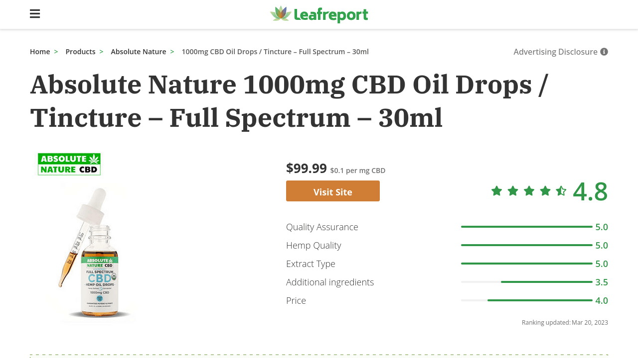 CBD Oil Drops / Tincture thumbnail