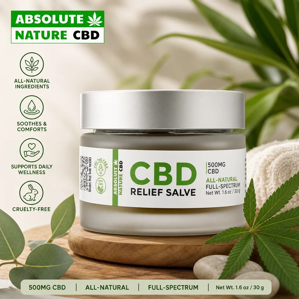 Absolute Nature Full Spectrum CBD Topical Salve