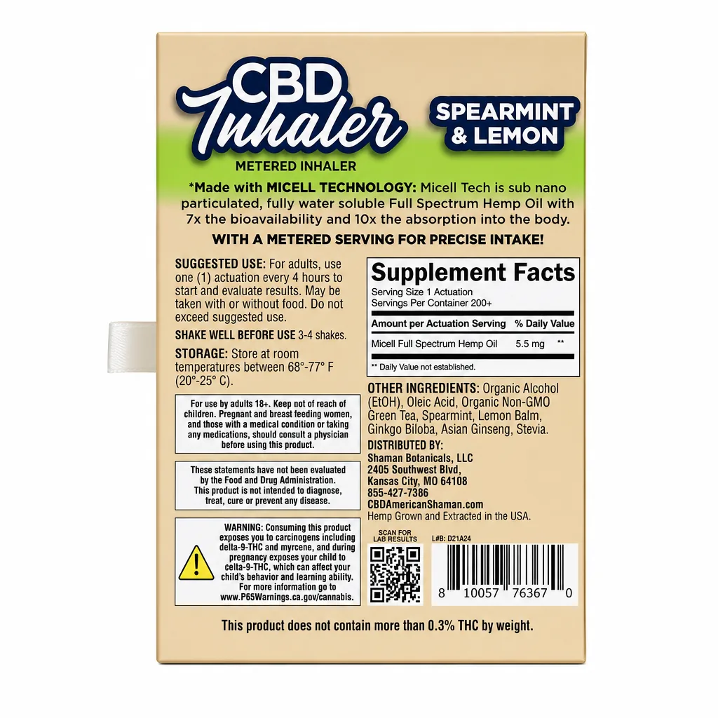 CBD Inhaler thumbnail