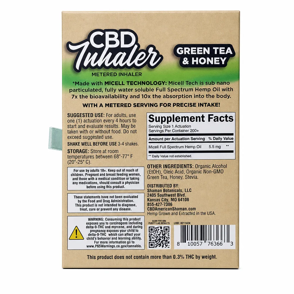 CBD Inhaler thumbnail