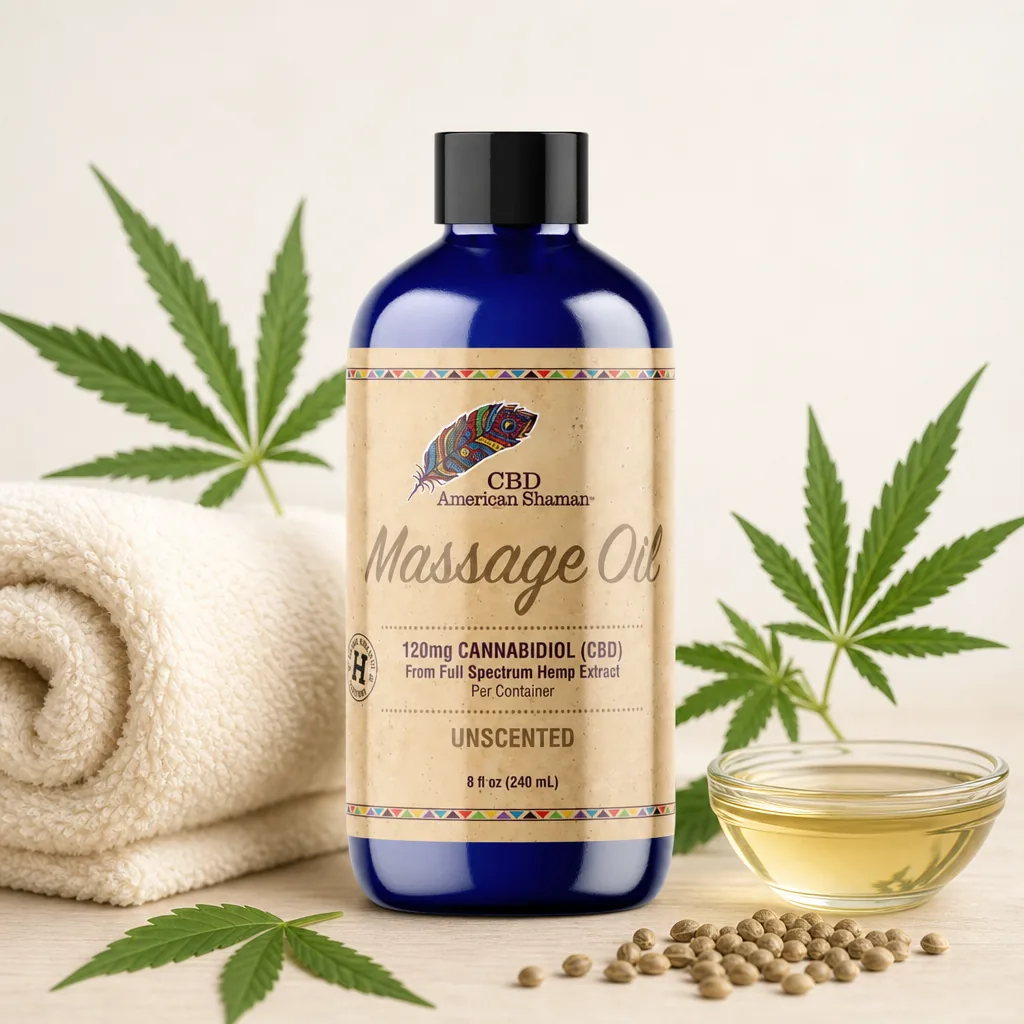 American Shaman CBD Massage Oil