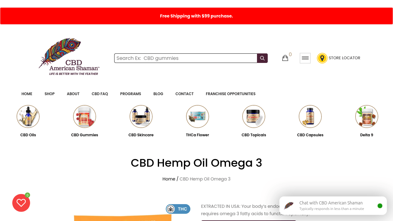 CBD Omega 3 Supplement thumbnail