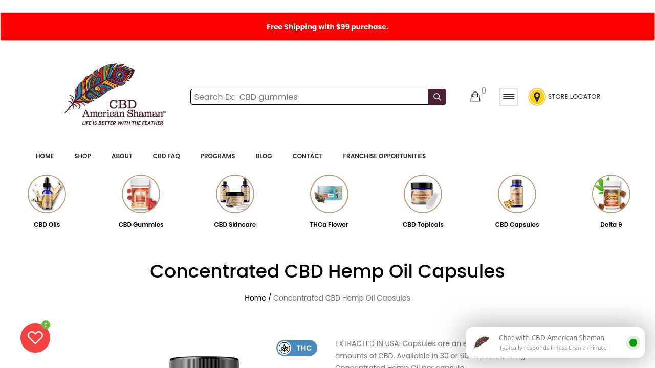 Hemp Oil Capsules thumbnail