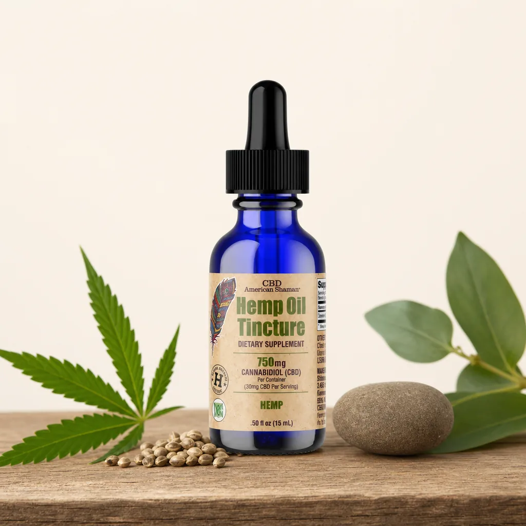 American Shaman Hemp Oil Tincture THC Free
