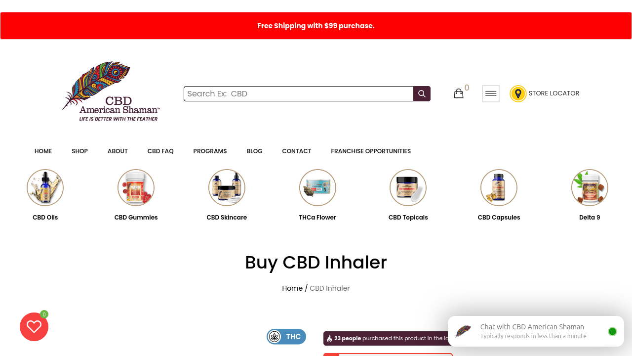 CBD Inhaler thumbnail