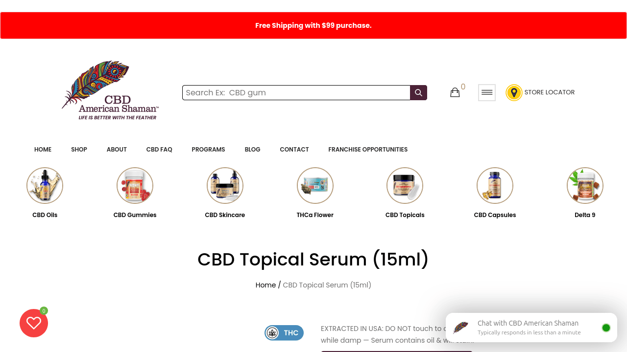 CBD Topical Serum thumbnail
