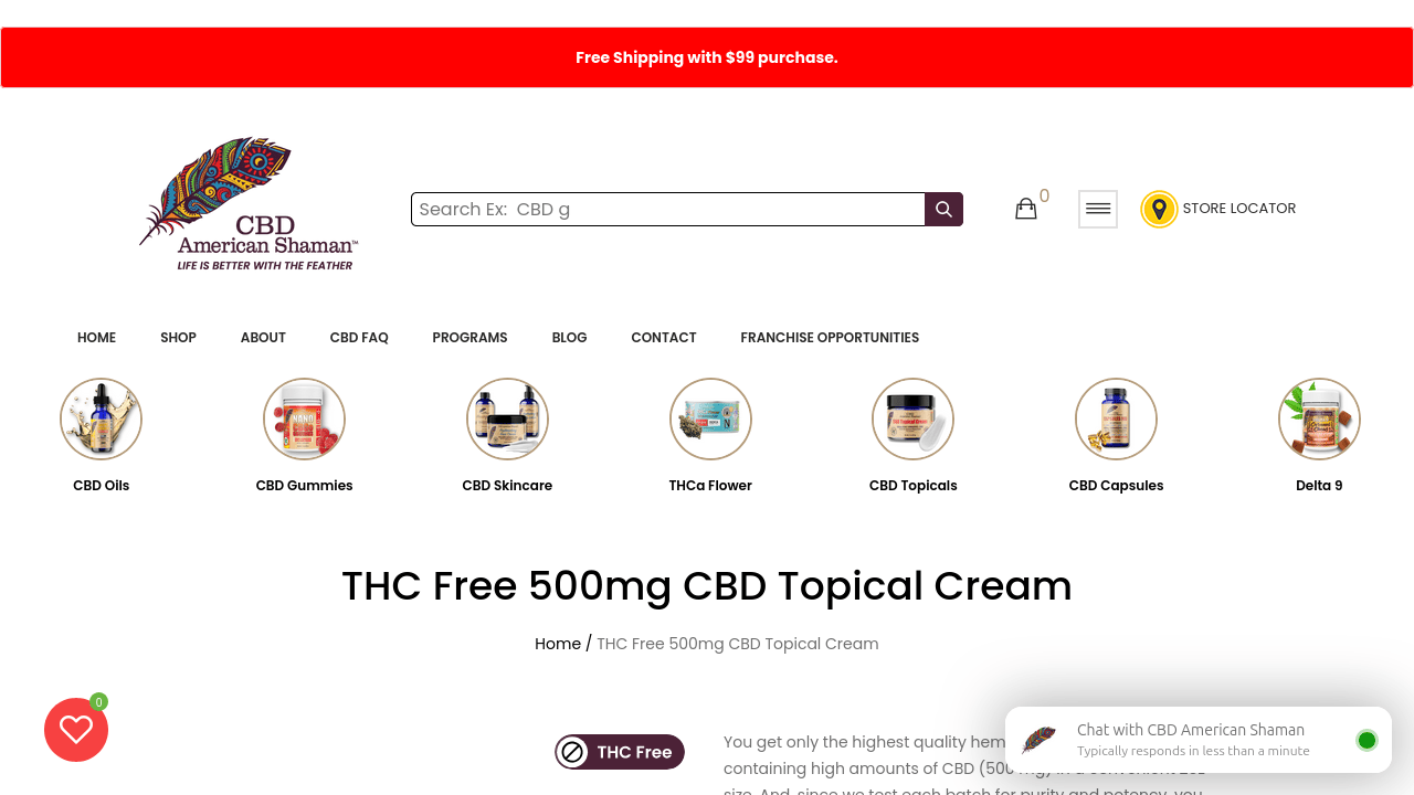 THC Free CBD Cream thumbnail