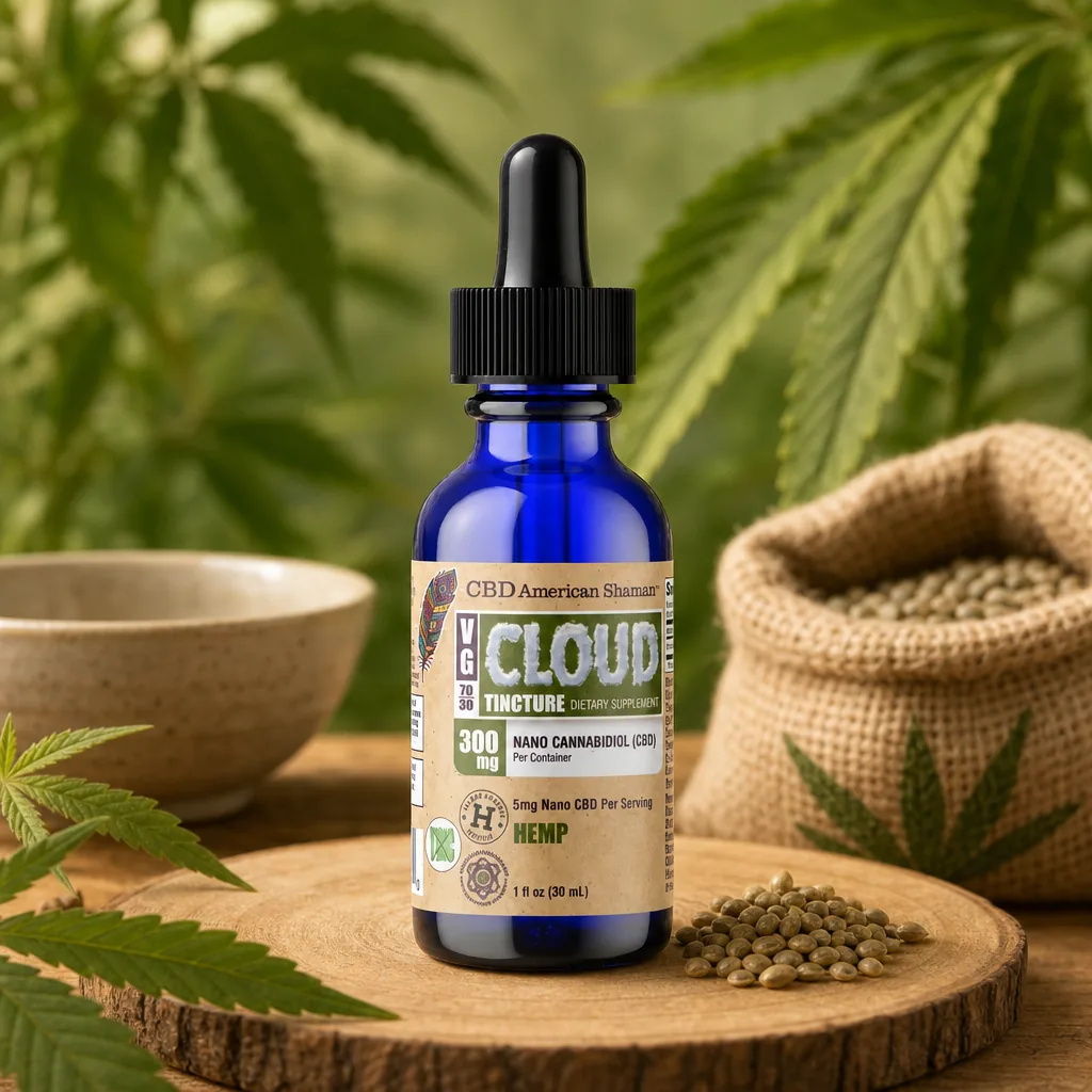 VG Cloud Tincture - CBD Hemp Oil THC Free thumbnail