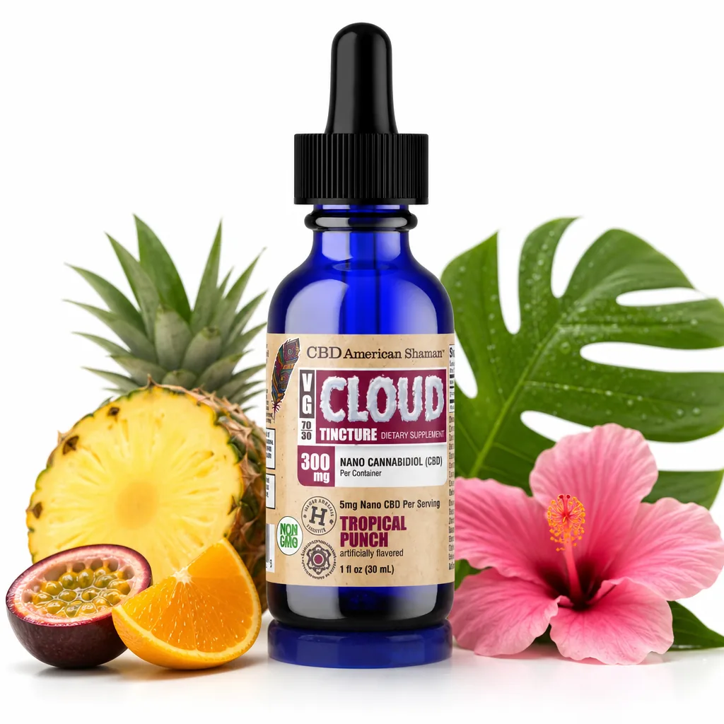 VG Cloud Tincture - CBD Hemp Oil THC Free thumbnail