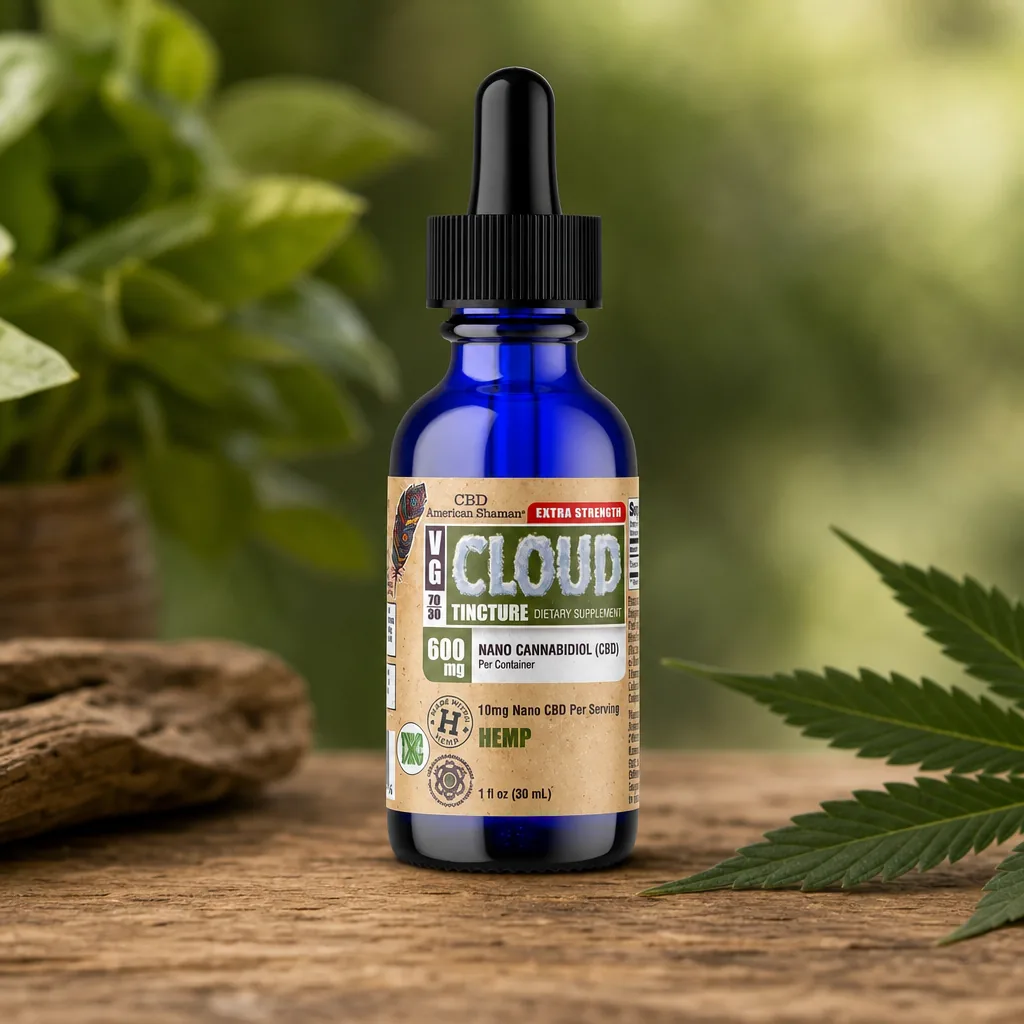VG Cloud Tincture - CBD Hemp Oil THC Free thumbnail