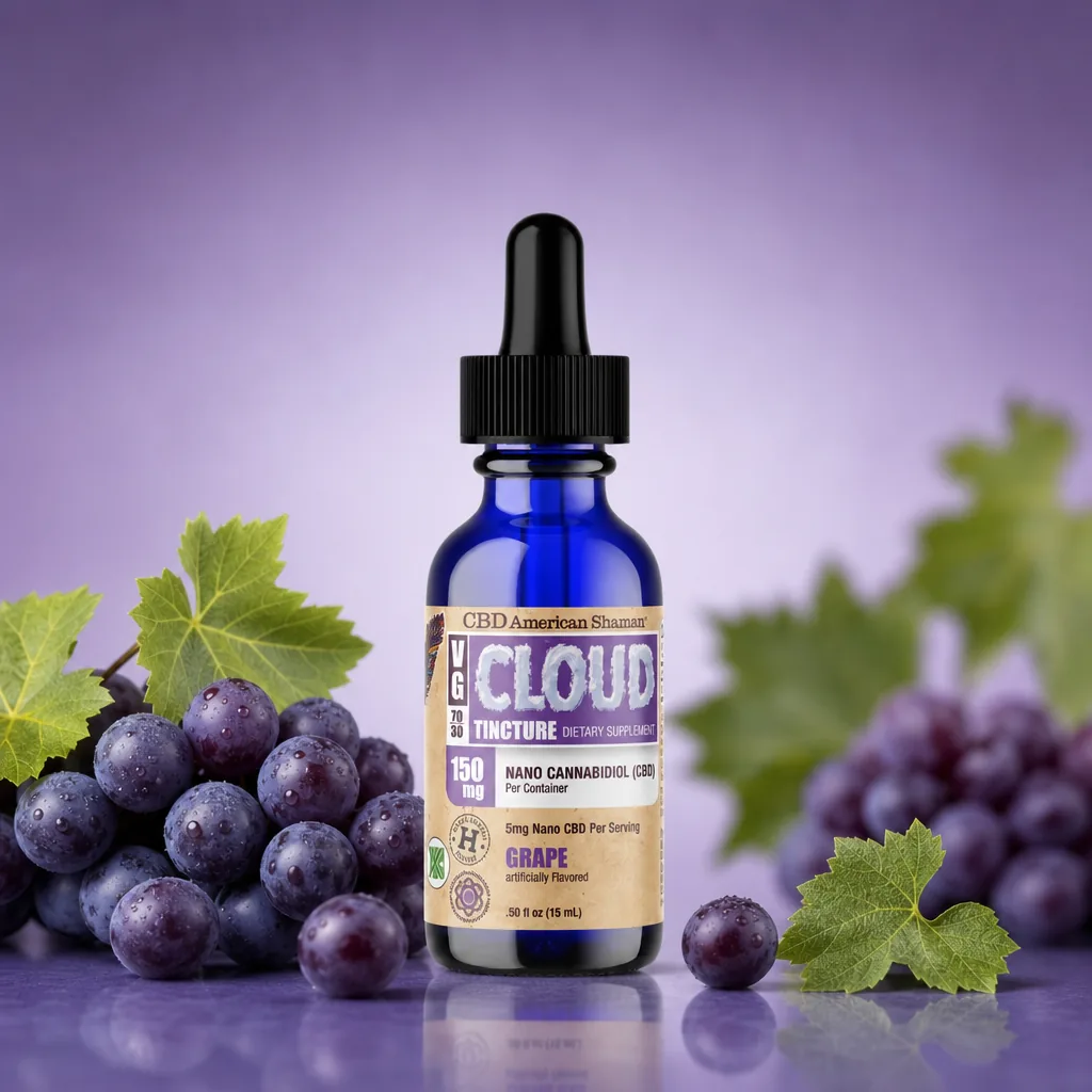 VG Cloud Tincture - CBD Hemp Oil THC Free thumbnail