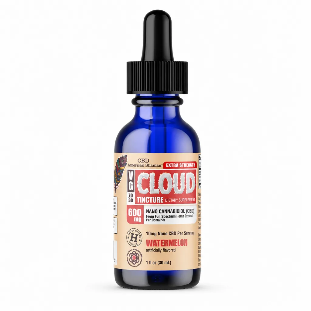 VG Cloud Tincture - CBD Hemp Oil thumbnail
