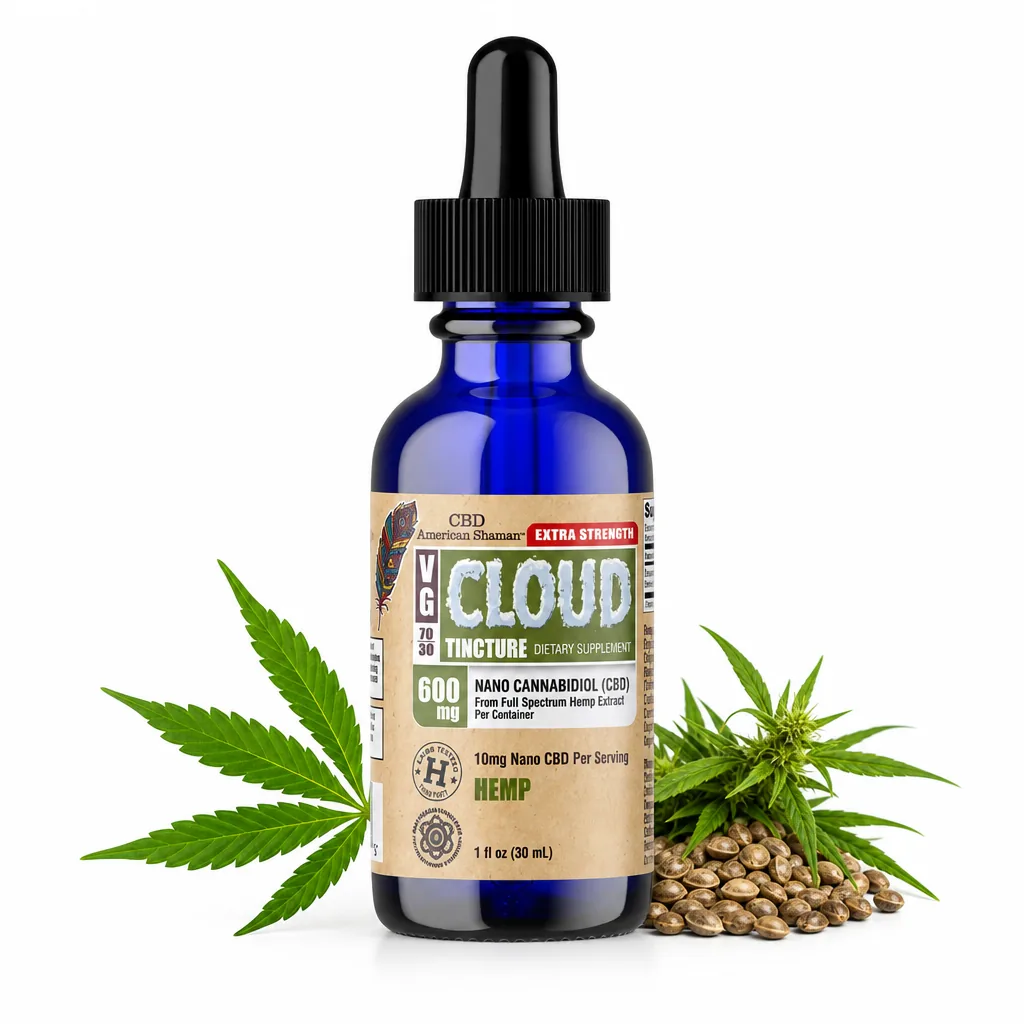 VG Cloud Tincture - CBD Hemp Oil thumbnail