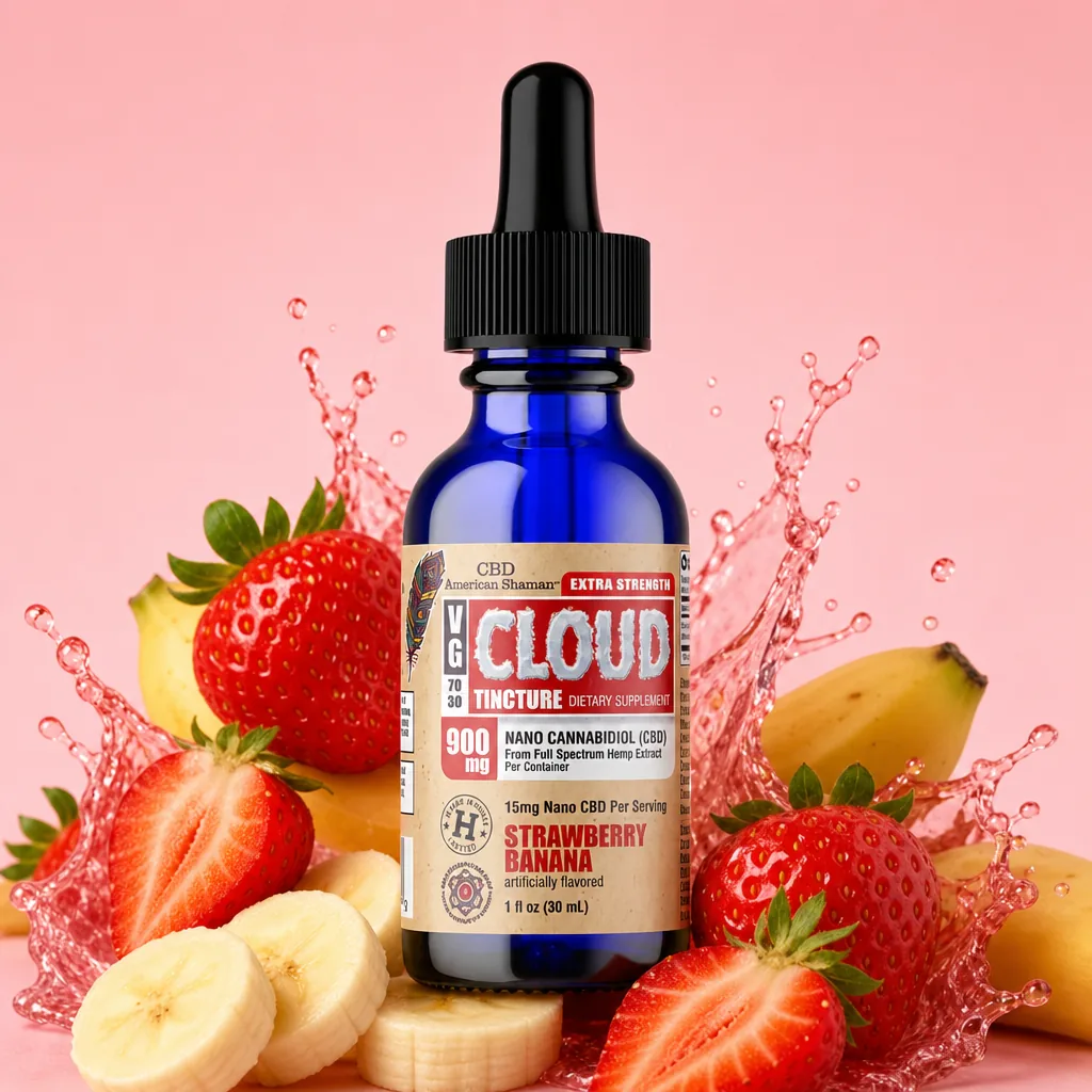 VG Cloud Tincture - CBD Hemp Oil thumbnail