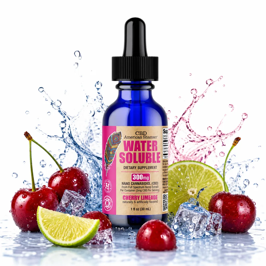 American Shaman Water Soluble CBD Full Spectrum Hemp Oil