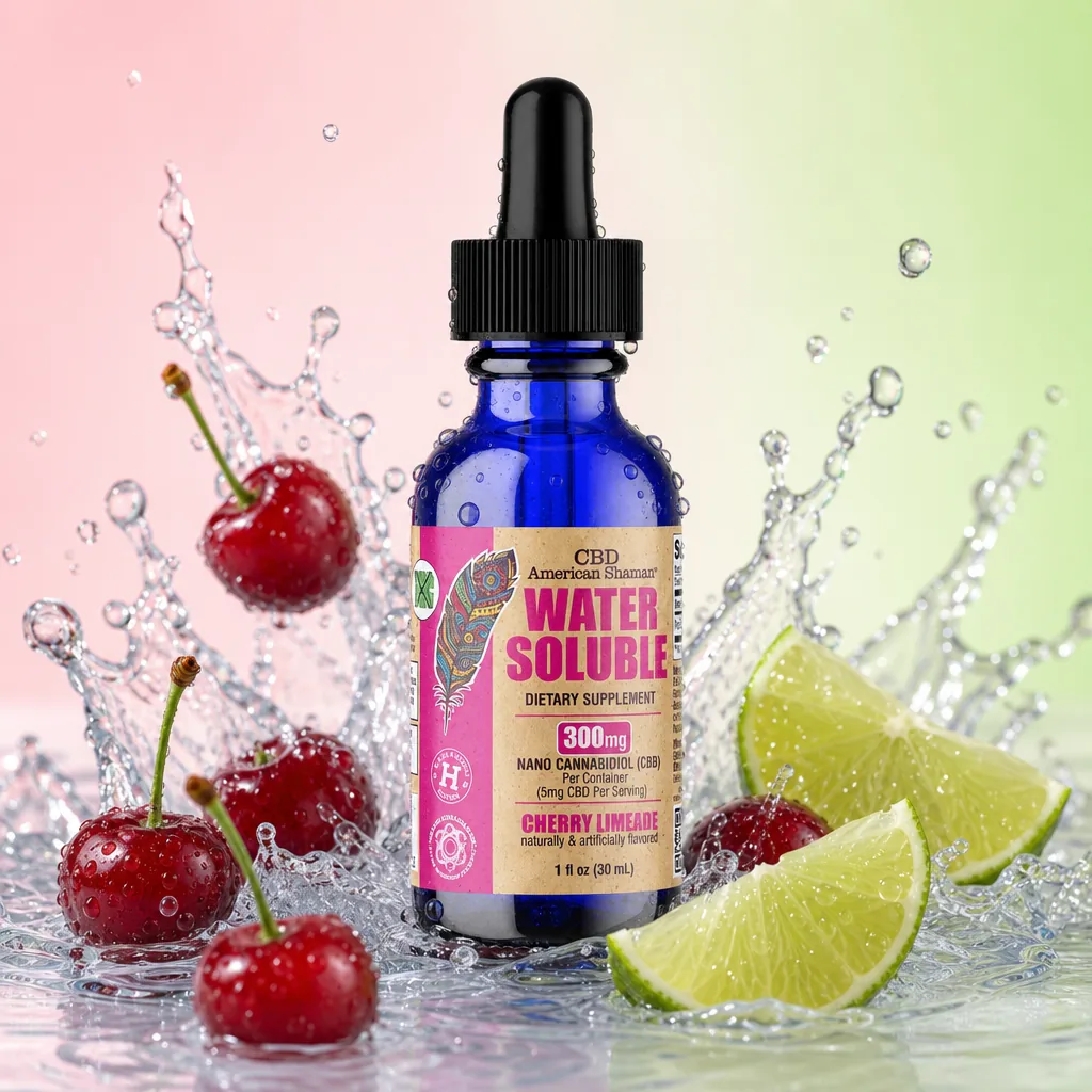 American Shaman Water Soluble CBD, Hemp Oil THC Free
