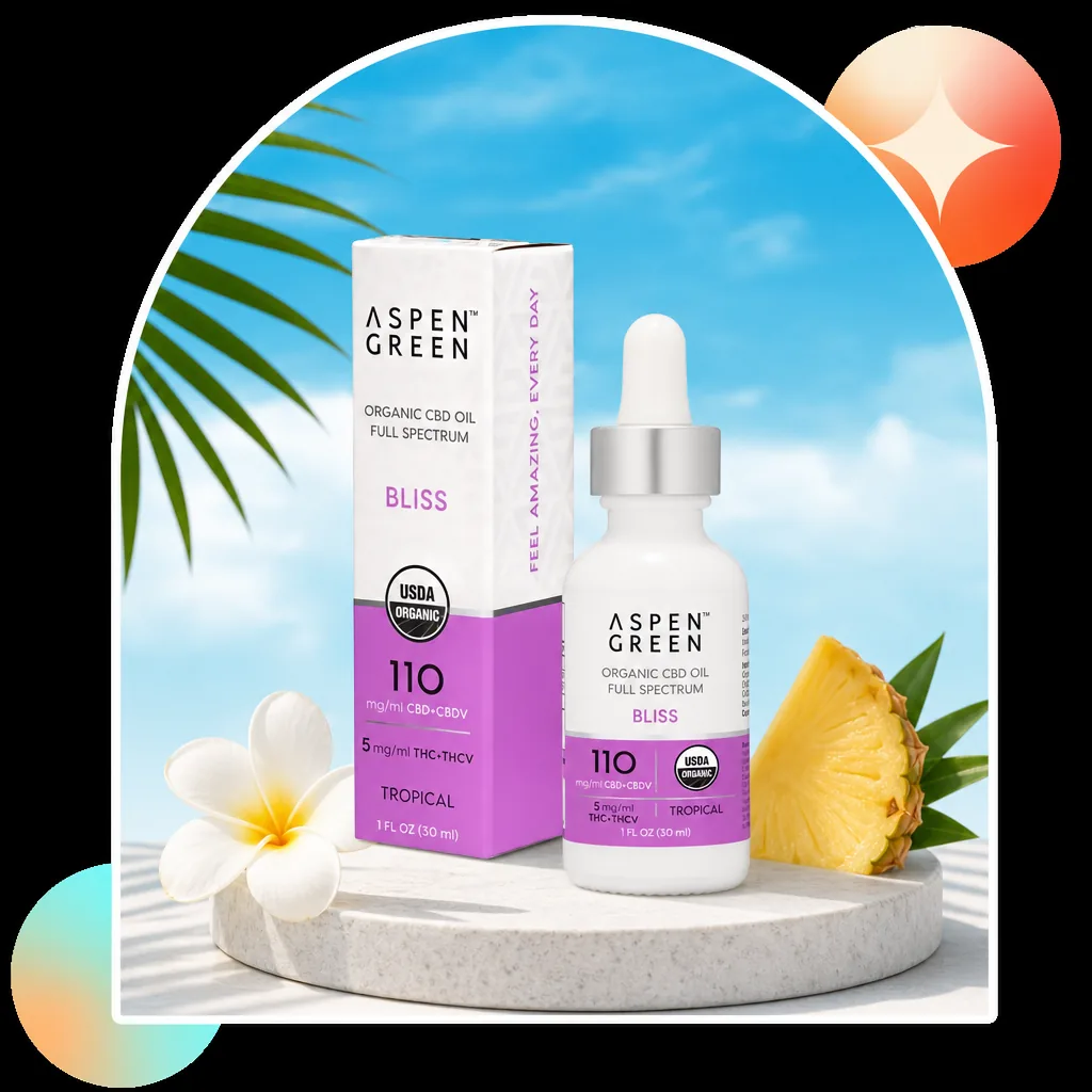 Aspen Green Bliss Organic Full Spectrum CBD Oil