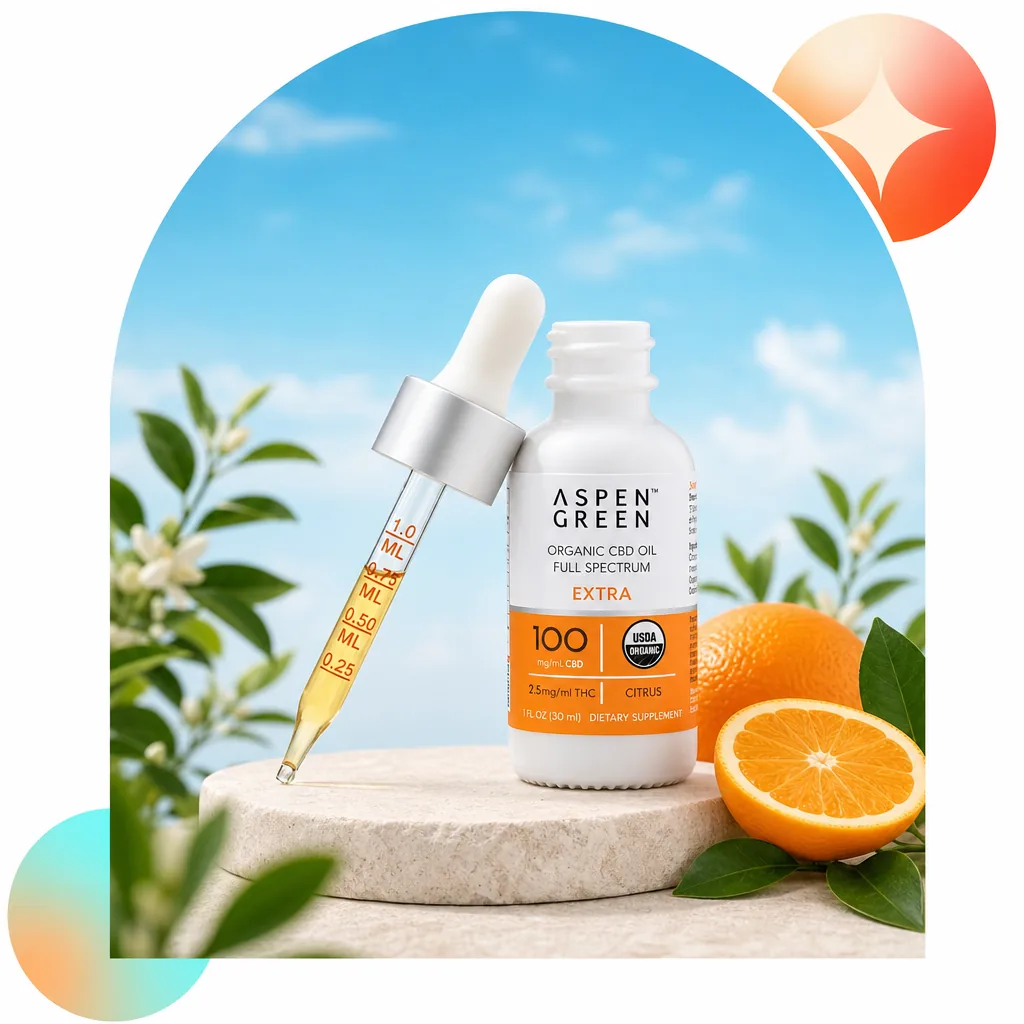 Extra Organic Full Spectrum CBD Oil - Citrus thumbnail