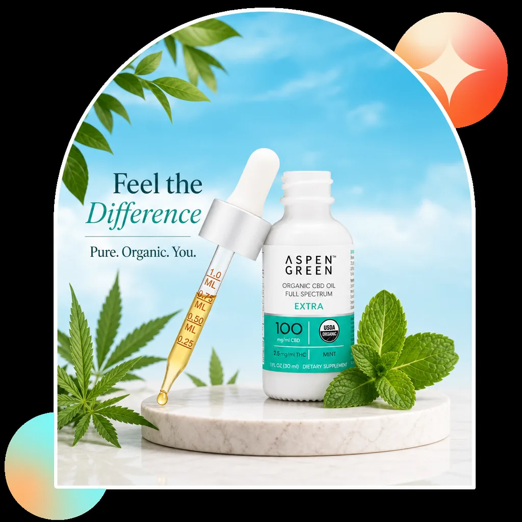 Extra Organic Full Spectrum CBD Oil - Mint thumbnail