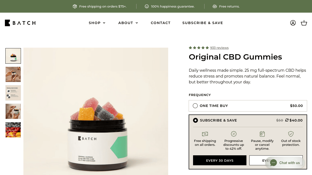 Original CBD Gummies thumbnail