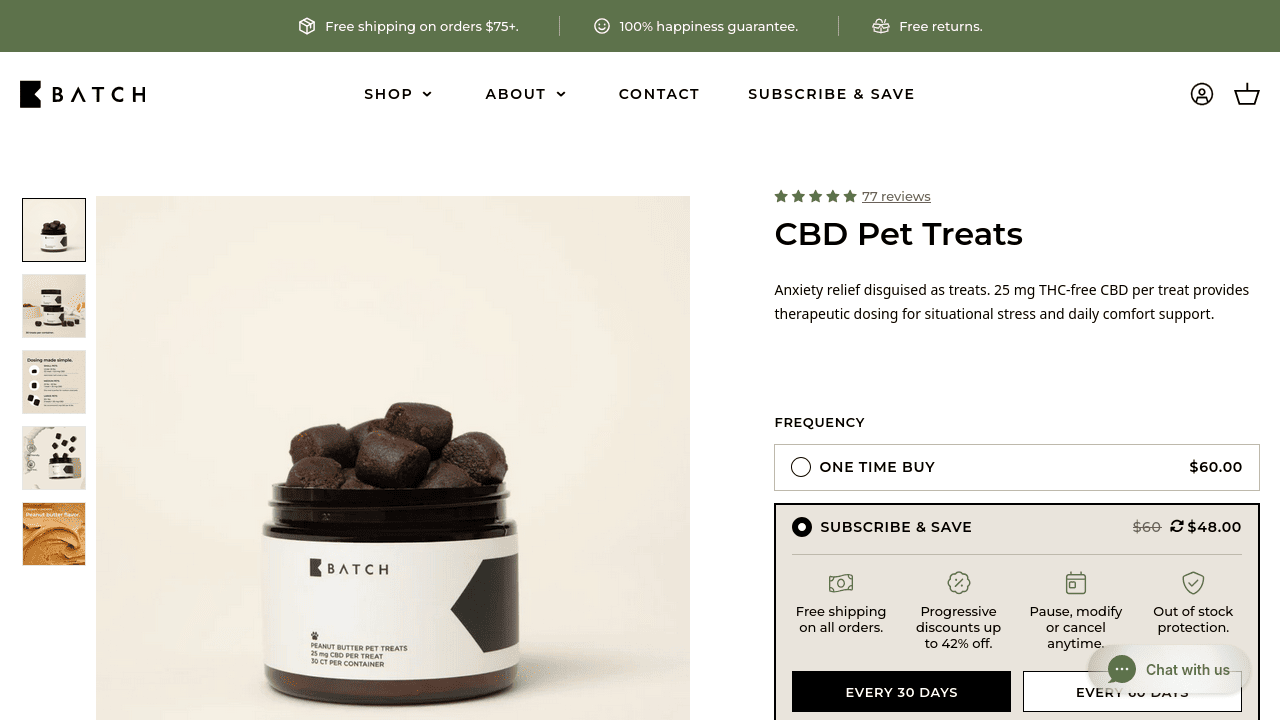 CBD Pet Treats thumbnail