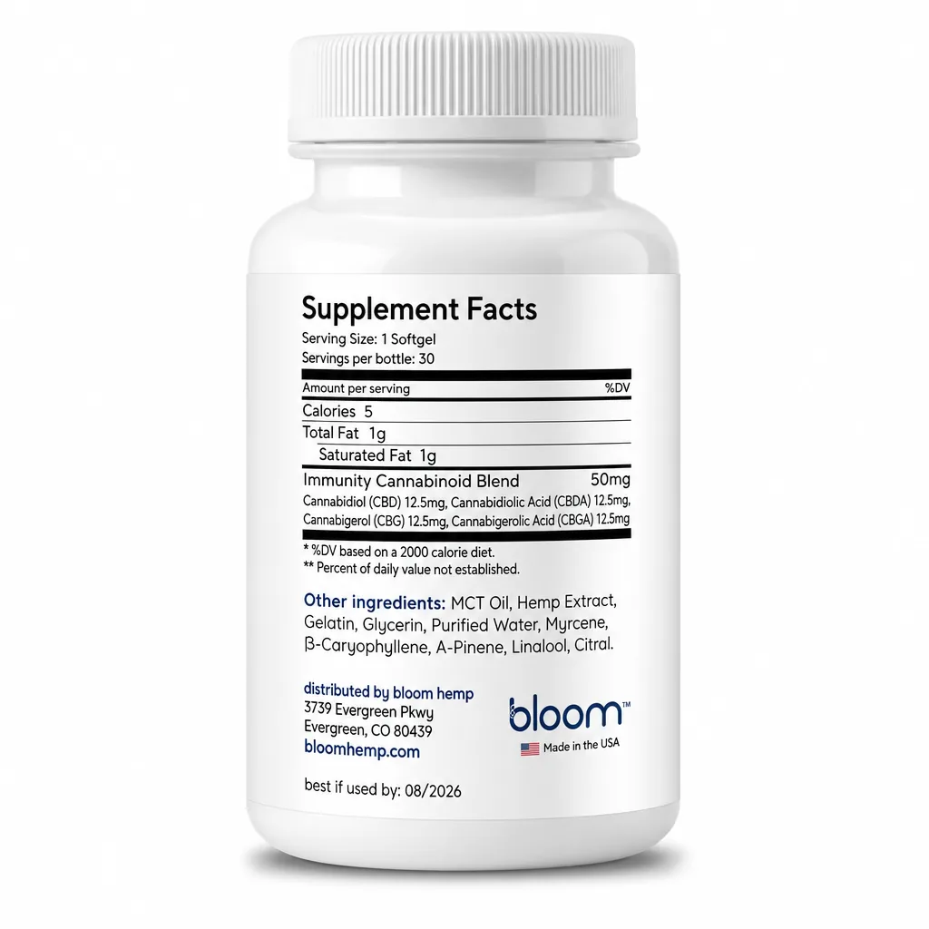 Advanced Immunity Hemp Softgels thumbnail
