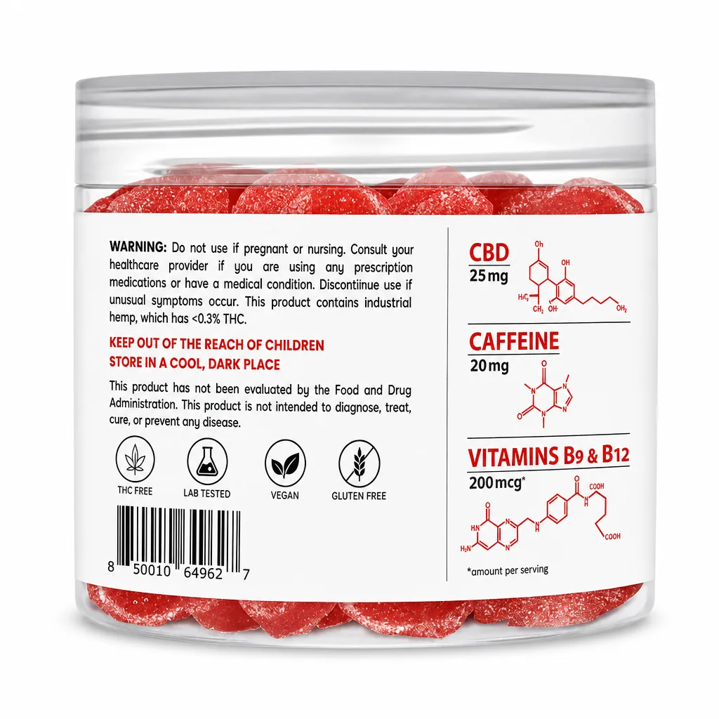 CBD Energize Gummies thumbnail