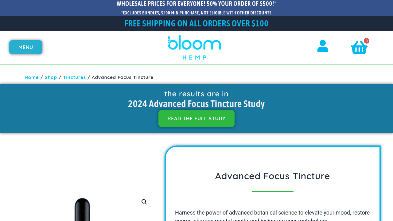 Advanced Focus Tincture thumbnail