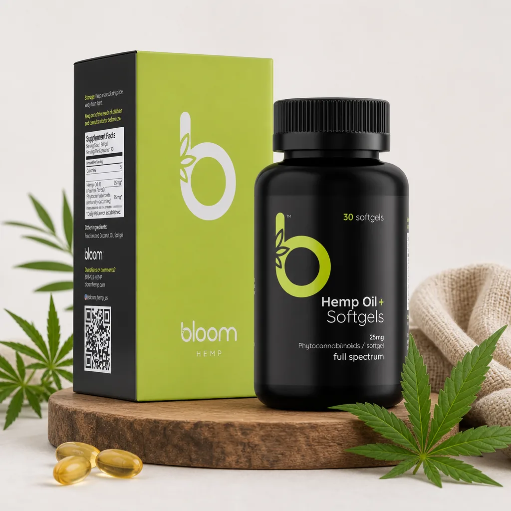 Bloom Hemp Fundamental Full Spectrum CBD Softgels