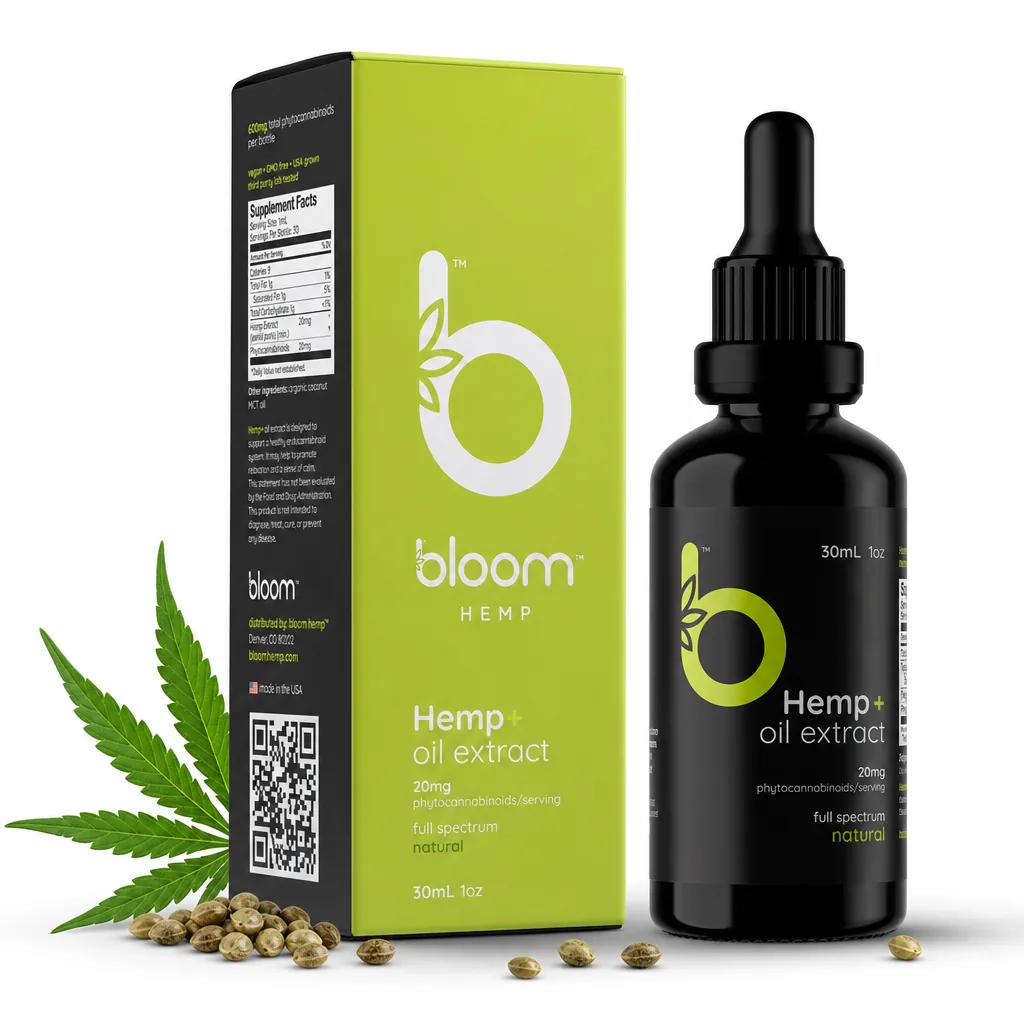 Bloom Hemp Fundamental Full Spectrum Natural Tincture