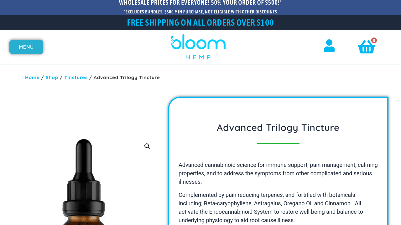 Advanced Trilogy Tincture thumbnail