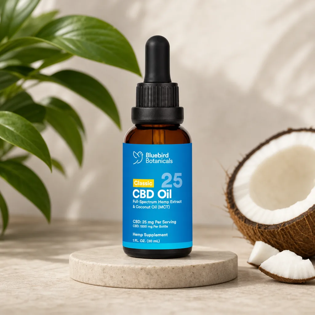 Bluebird Botanicals Classic CBD Oil - Extra Strength