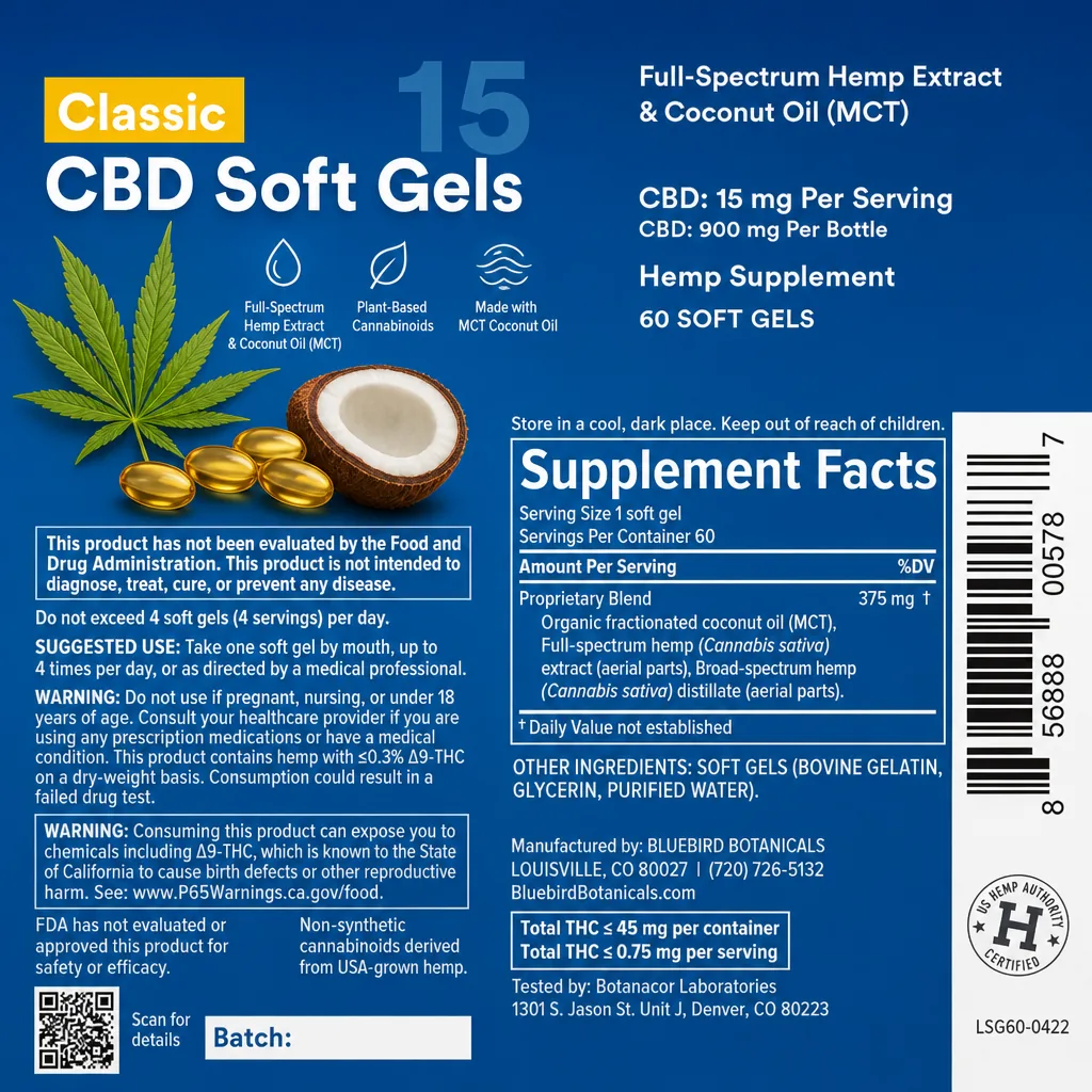 Classic CBD Oil Soft Gels thumbnail