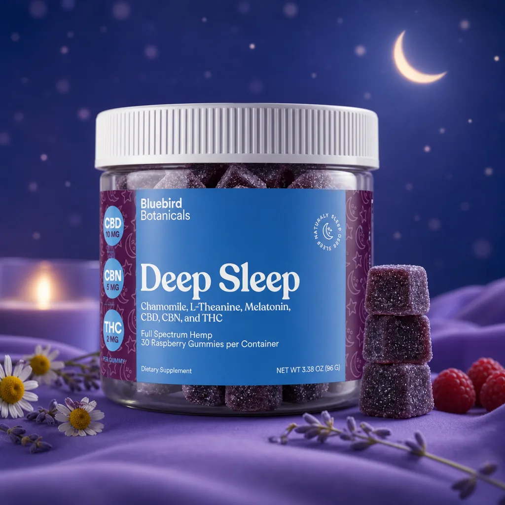 Bluebird Botanicals Deep Sleep Gummies