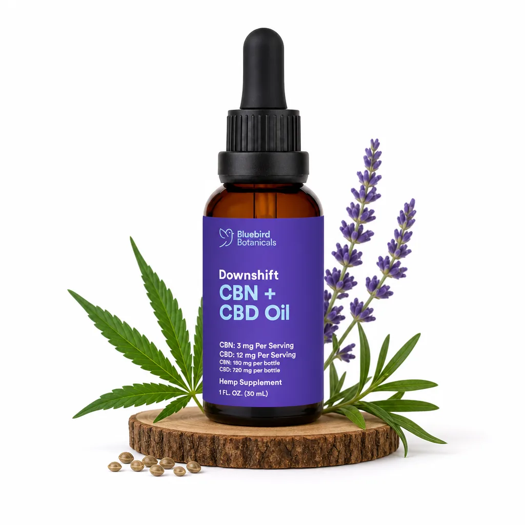 Bluebird Botanicals Downshift CBN + CBD Oil