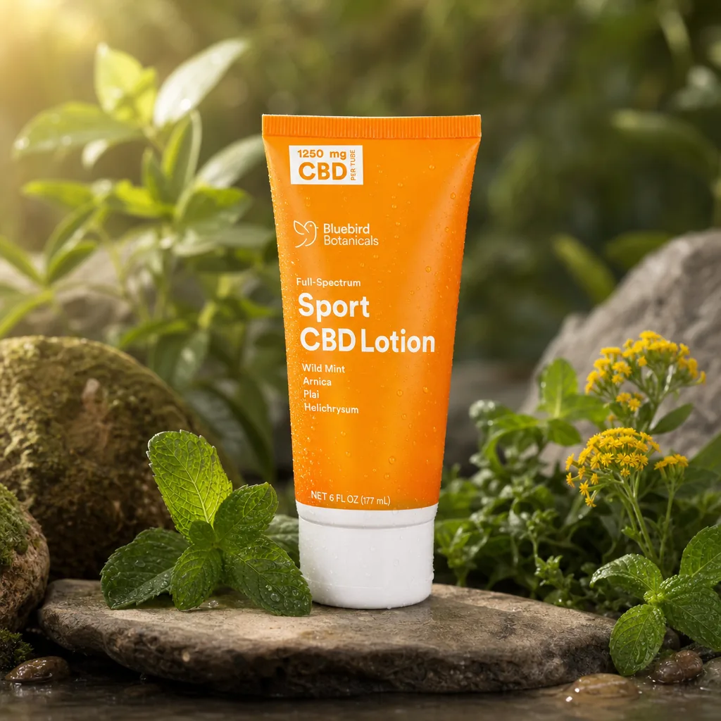 Bluebird Botanicals Sport CBD Lotion