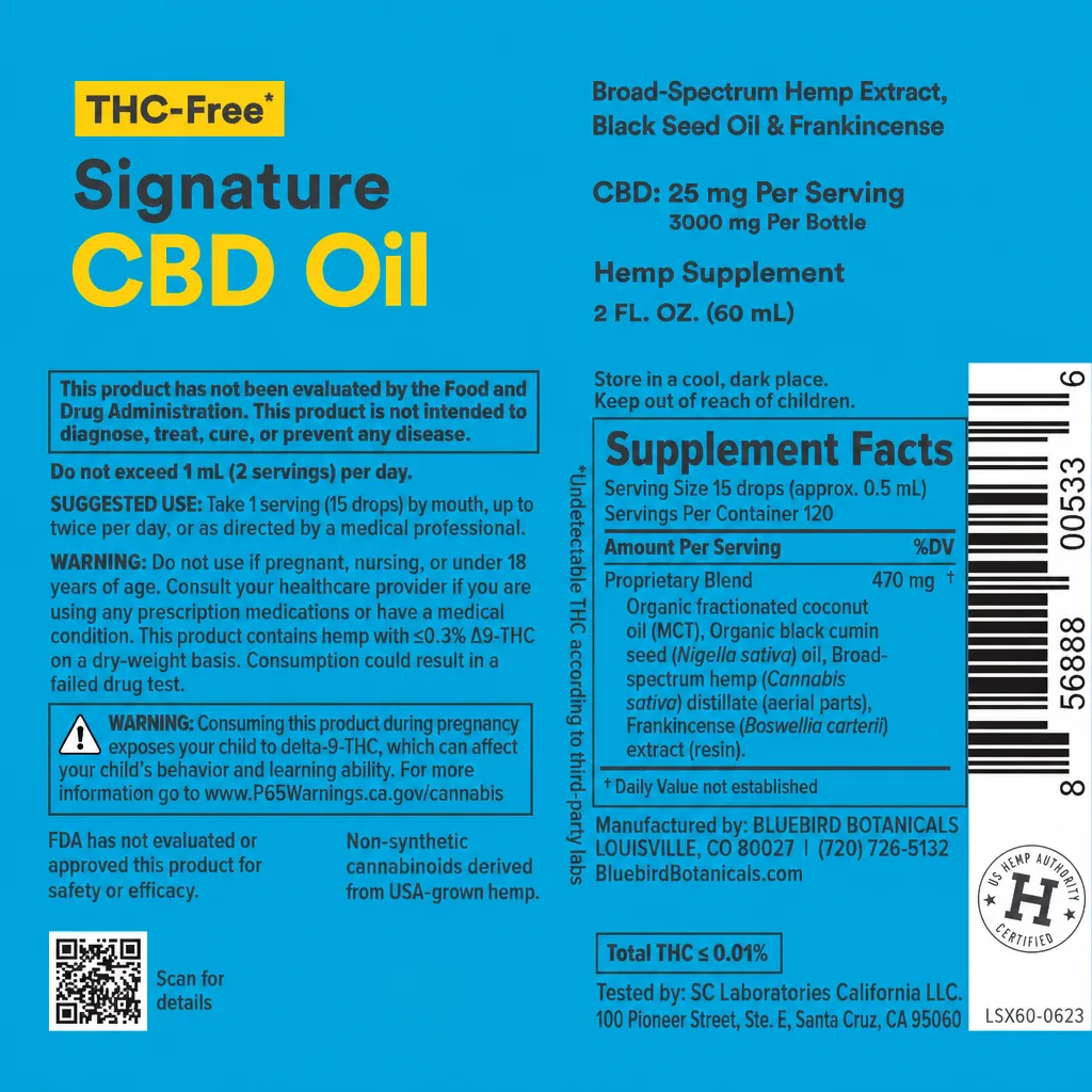 THC Free Signature CBD Oil thumbnail