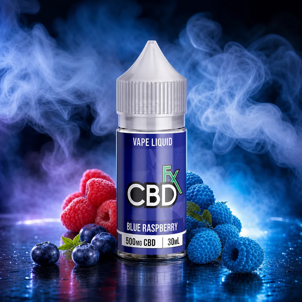 CBDfx Blue Raspberry CBD Vape Juice