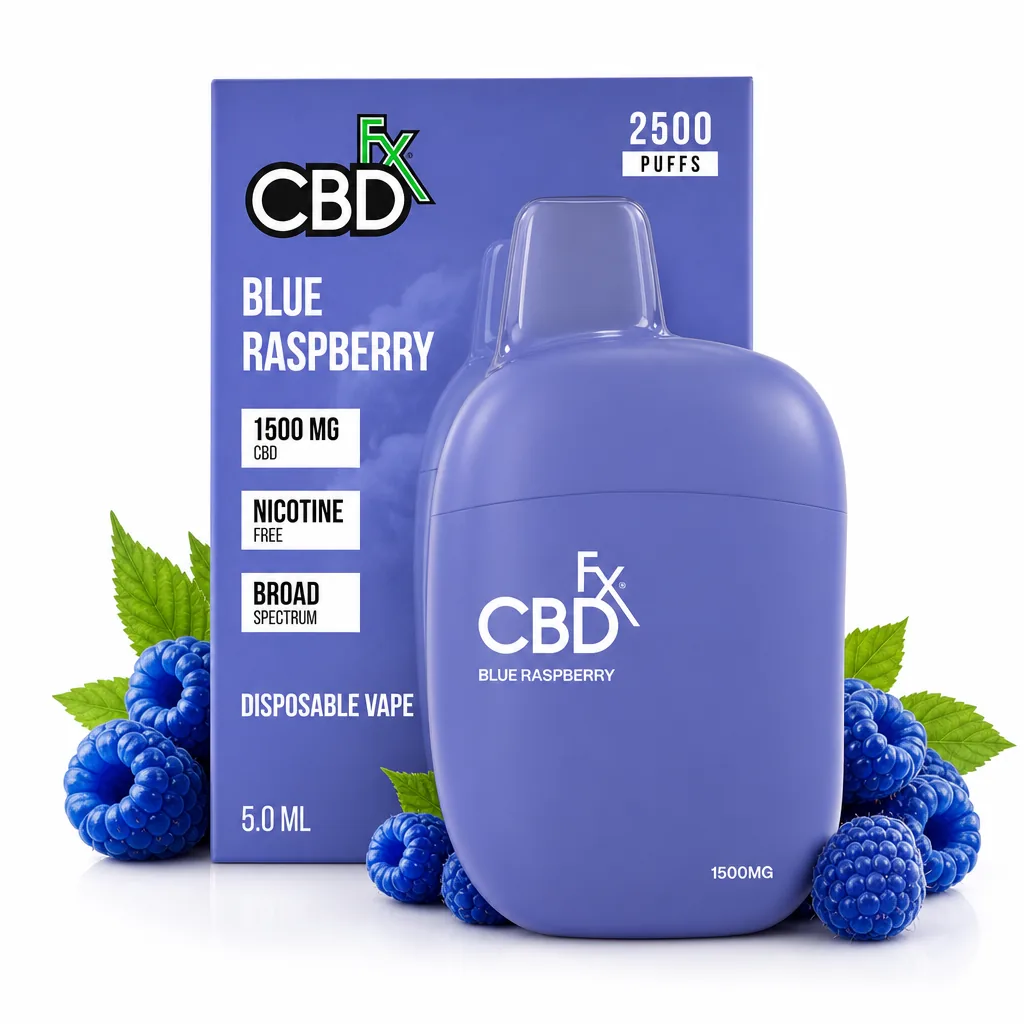 CBDfx Blue Raspberry CBD Vape Pen