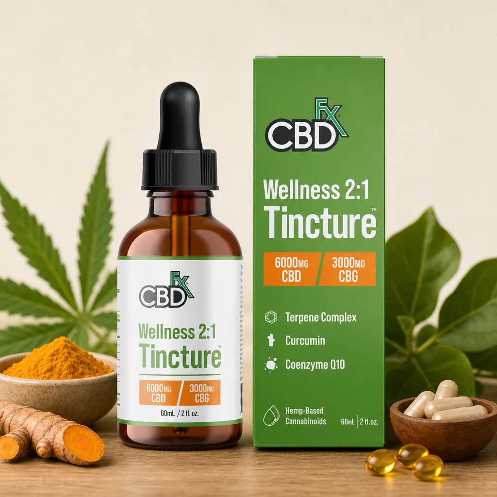 CBD + CBG Oil Wellness Tincture thumbnail