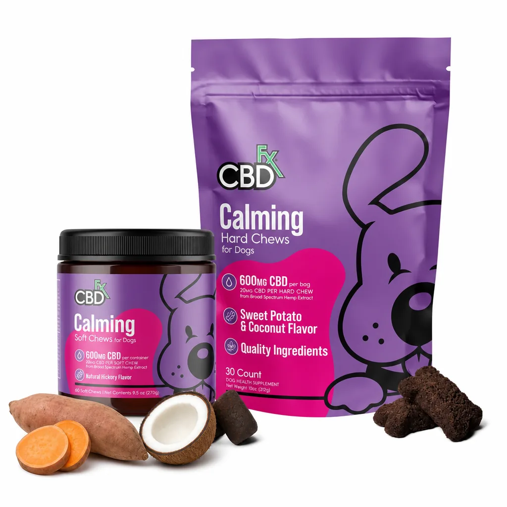 CBDfx CBD Dog Treats: Calming Chews