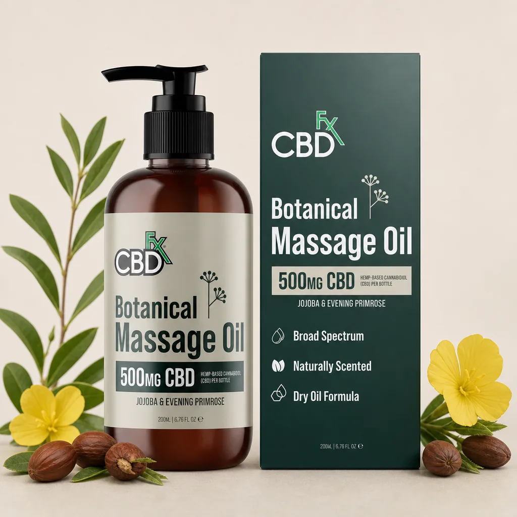 CBDfx CBD Massage Oil