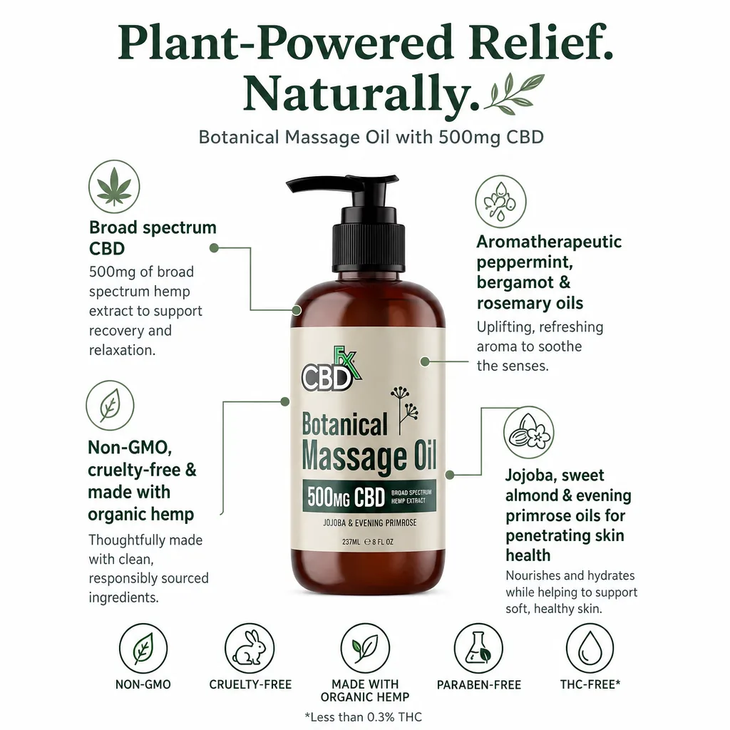 CBD Massage Oil thumbnail