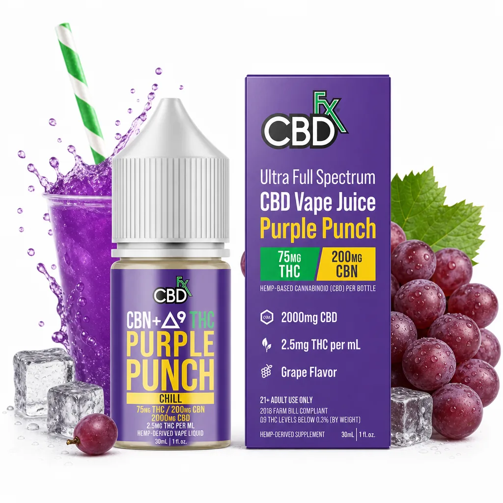CBDfx Purple Punch Vape Juice